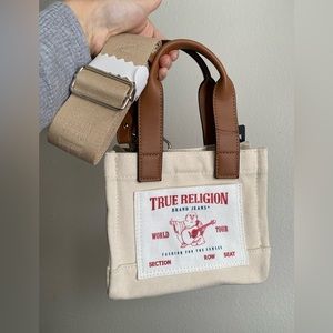 True Religion Mini Tote (beige)